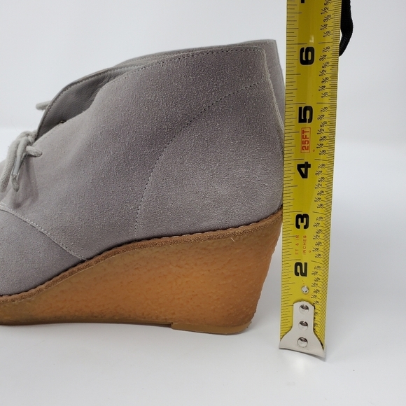 COLE HAAN- Suede Wedge Booties- Women's- Size 6.5B - Picture 9 of 13
